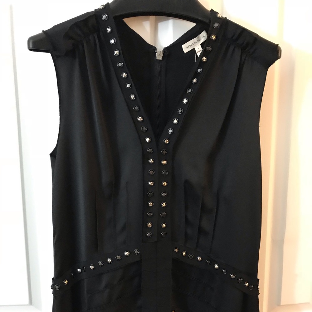 Rebecca Taylor Black Crepe Dress